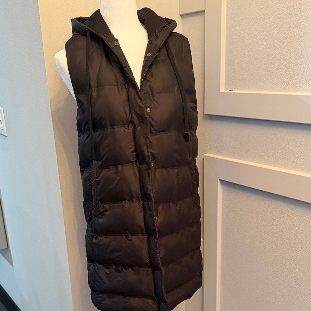 Zara Black Quilted Vest